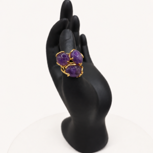 Amethyst Cluster Ring