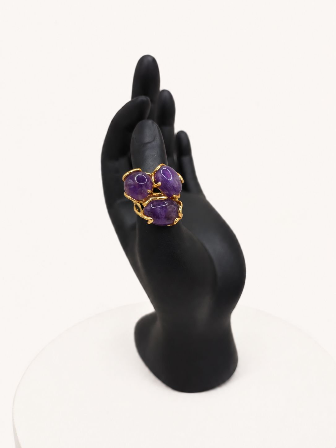 Amethyst Cluster Ring