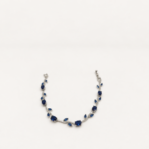 Deep Blue Sapphire Vine Chain