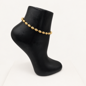 Gold beautiful Anklet on Matte