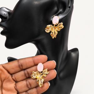 Gold Floral Earring