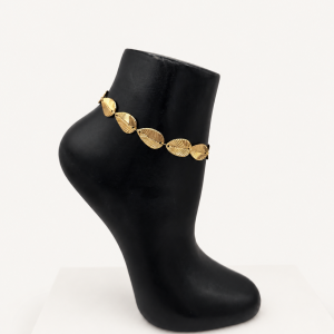 Gold Leaf Anklet