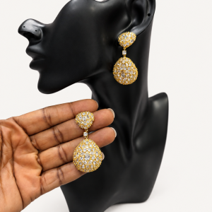 Gold Teardrop Earring