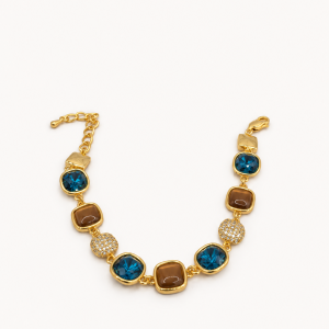 Gold and Gemstone Bracelet