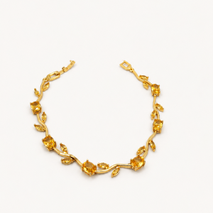 Golden Citrine Vine Chain