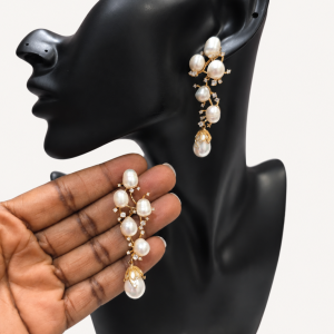 Pearl Cascade Earring