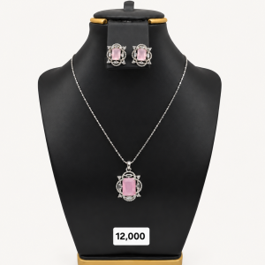 Pink Gemstone Jewelry Display
