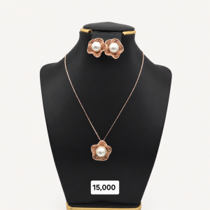 Rose-Gold Pearl Jewelry Display
