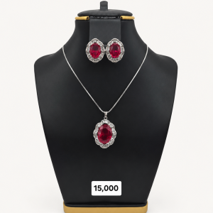 Ruby Jewelry Set