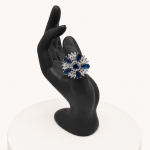 Sapphire Floral Ring