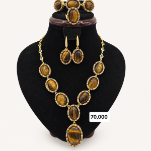 Tiger-Eye Multicolor Jewelry Set